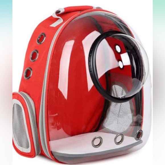 Other - Transparent Capsule Pet Travel Backpack for Puppies Dogs Cat Carriers Bag